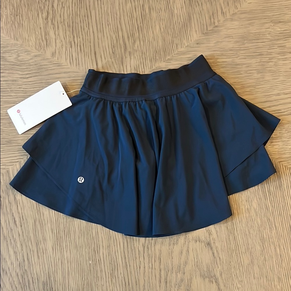 NWT Lululemon Court Rival High-Rise Skirt in Navy Blue- Size 2